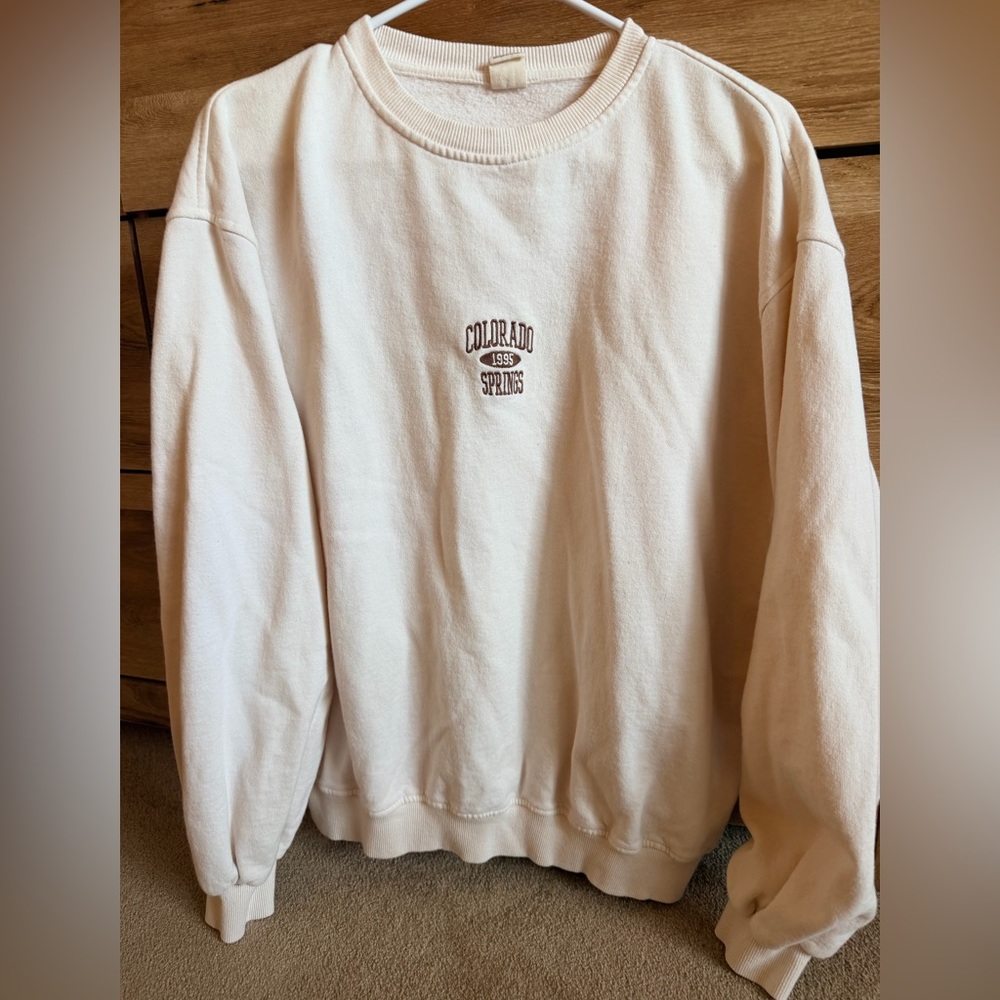 Urban Outfitters Cream Sweatshirt